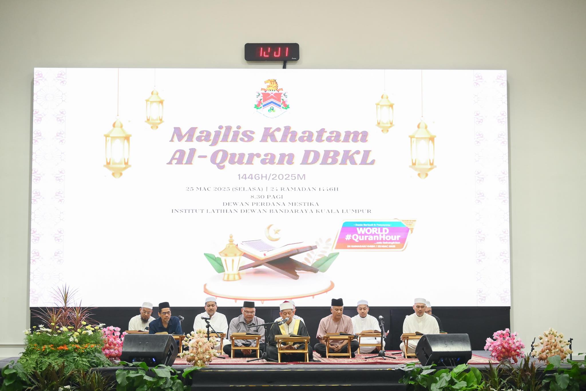 Majlis Khatam Al-Quran DBKL Sempena World Quran Hour