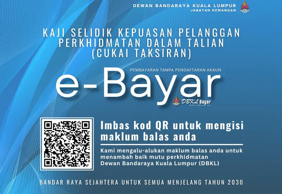 Kaji Selidik Kepuasan Pelanggan Perkhidmatan Dalam Talian (Cukai Taksiran)